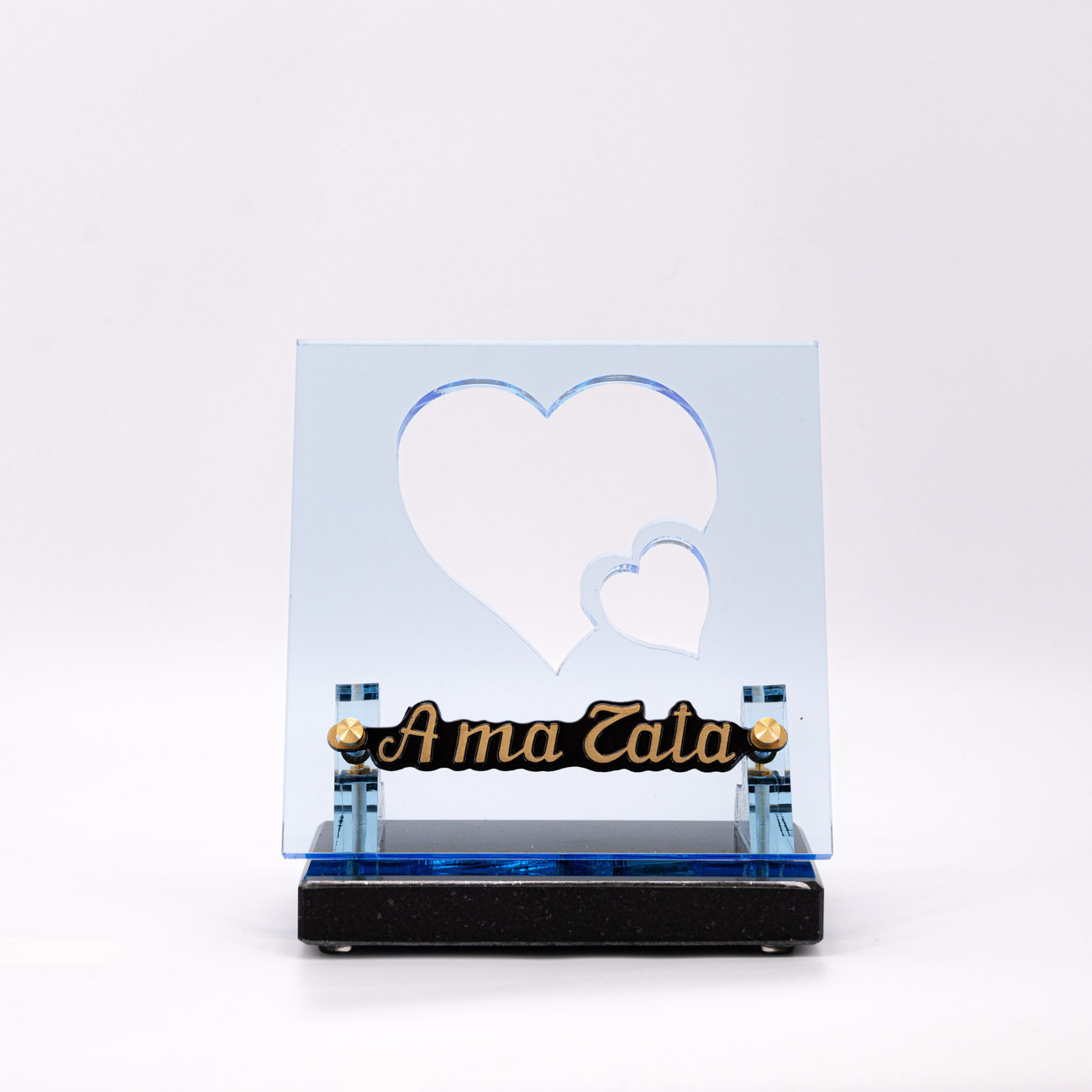 Plaque funéraire galbée