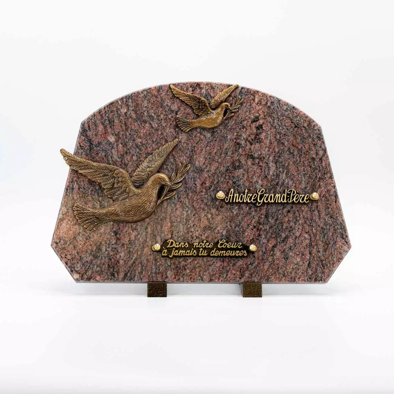 Plaque funéraire granit
