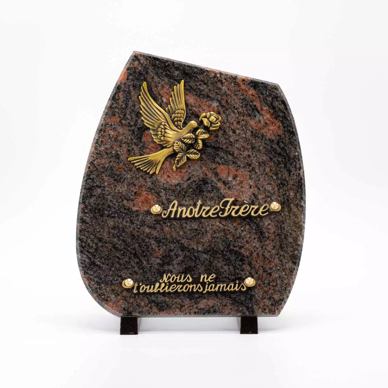 Plaque funéraire granit
