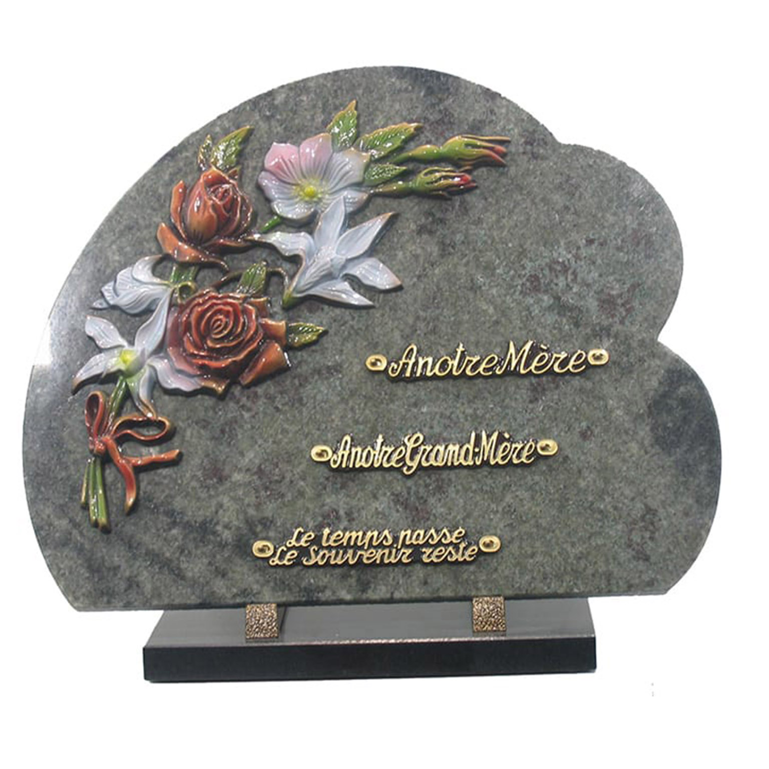 Plaque funéraire granit