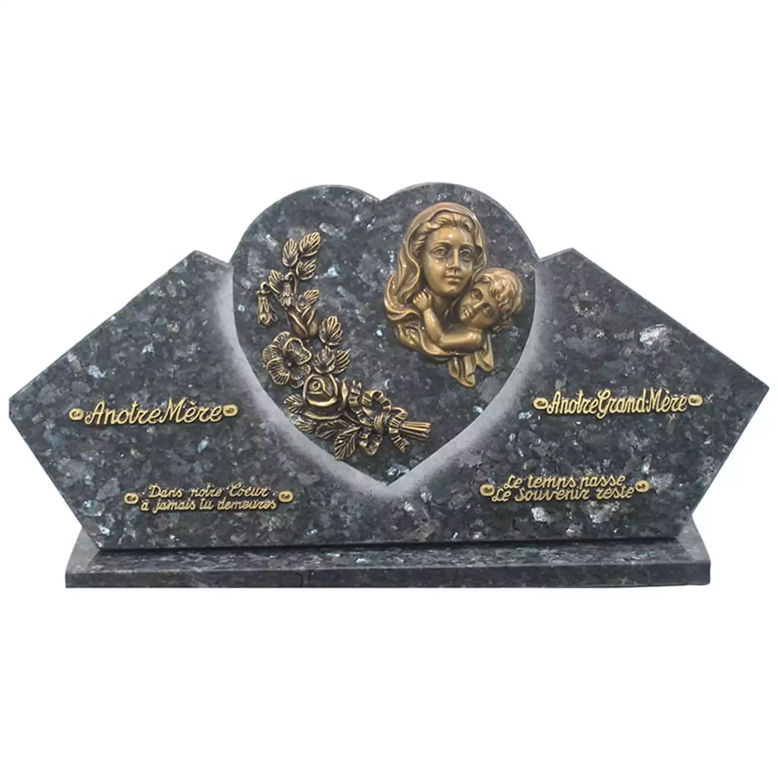Plaque funéraire granit