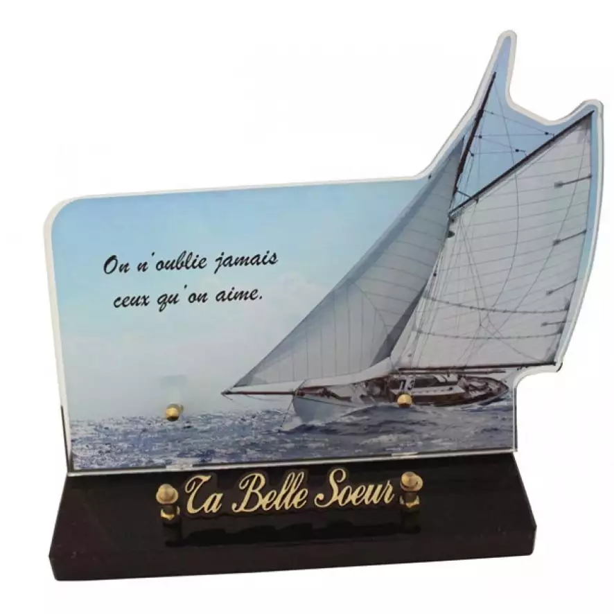 Plaque funéraire galbée