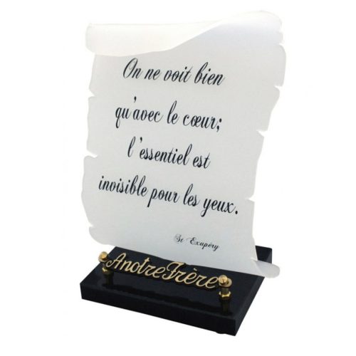 Plaque funéraire galbée