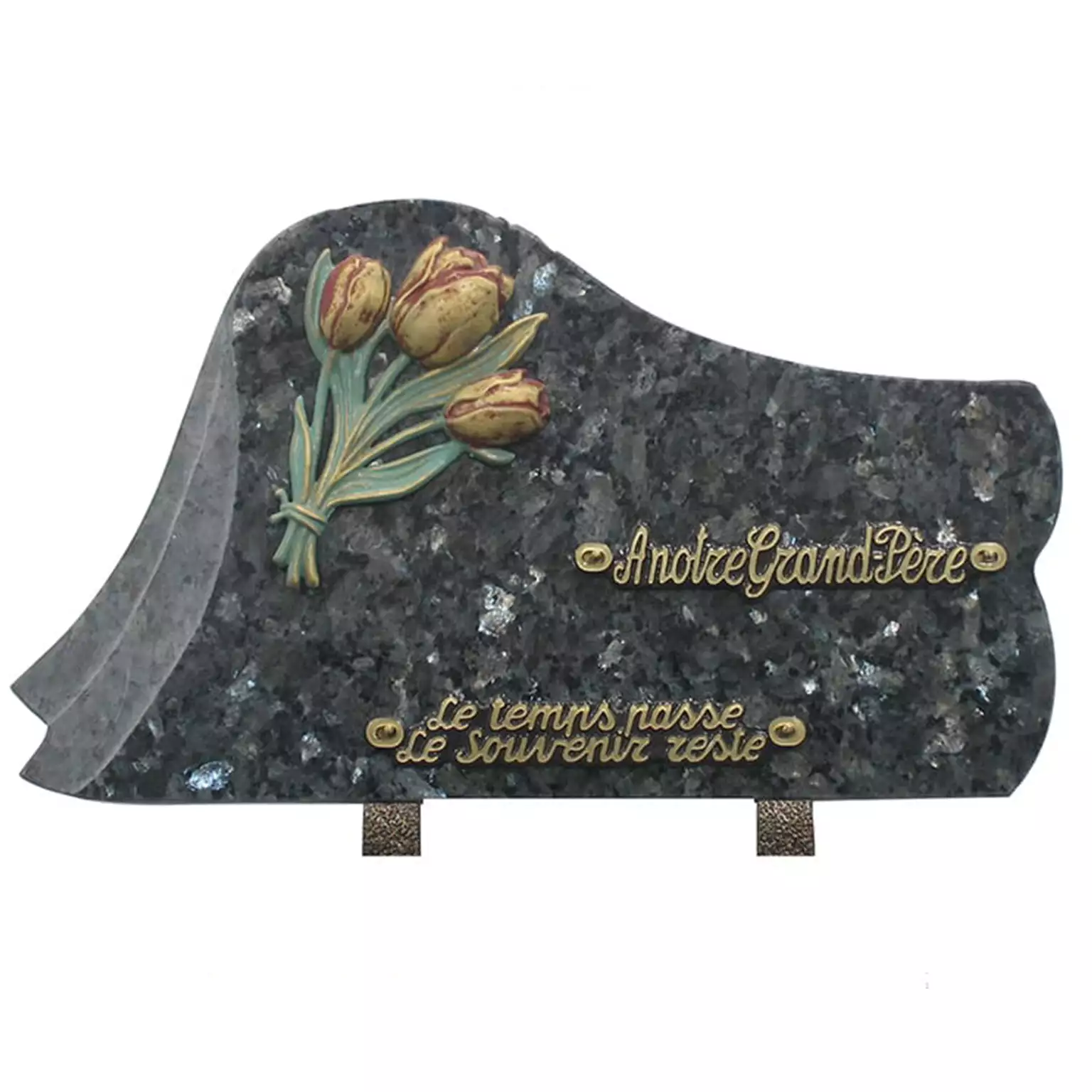 Plaque funéraire granit