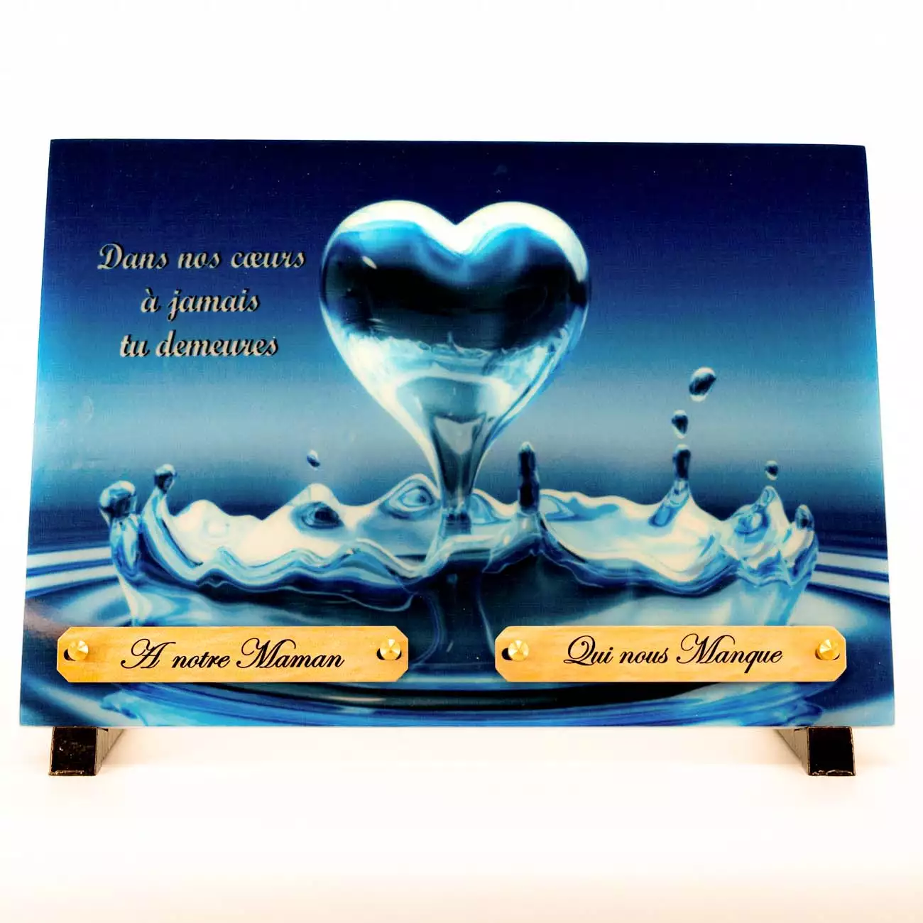 Plaque funéraire personnalisée