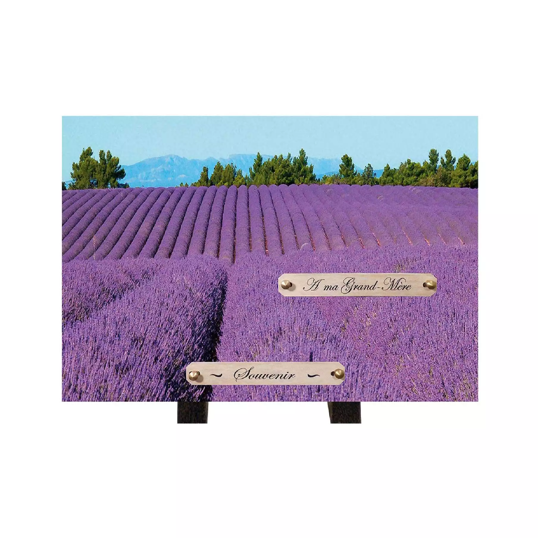 Plaque funéraire personnalisée