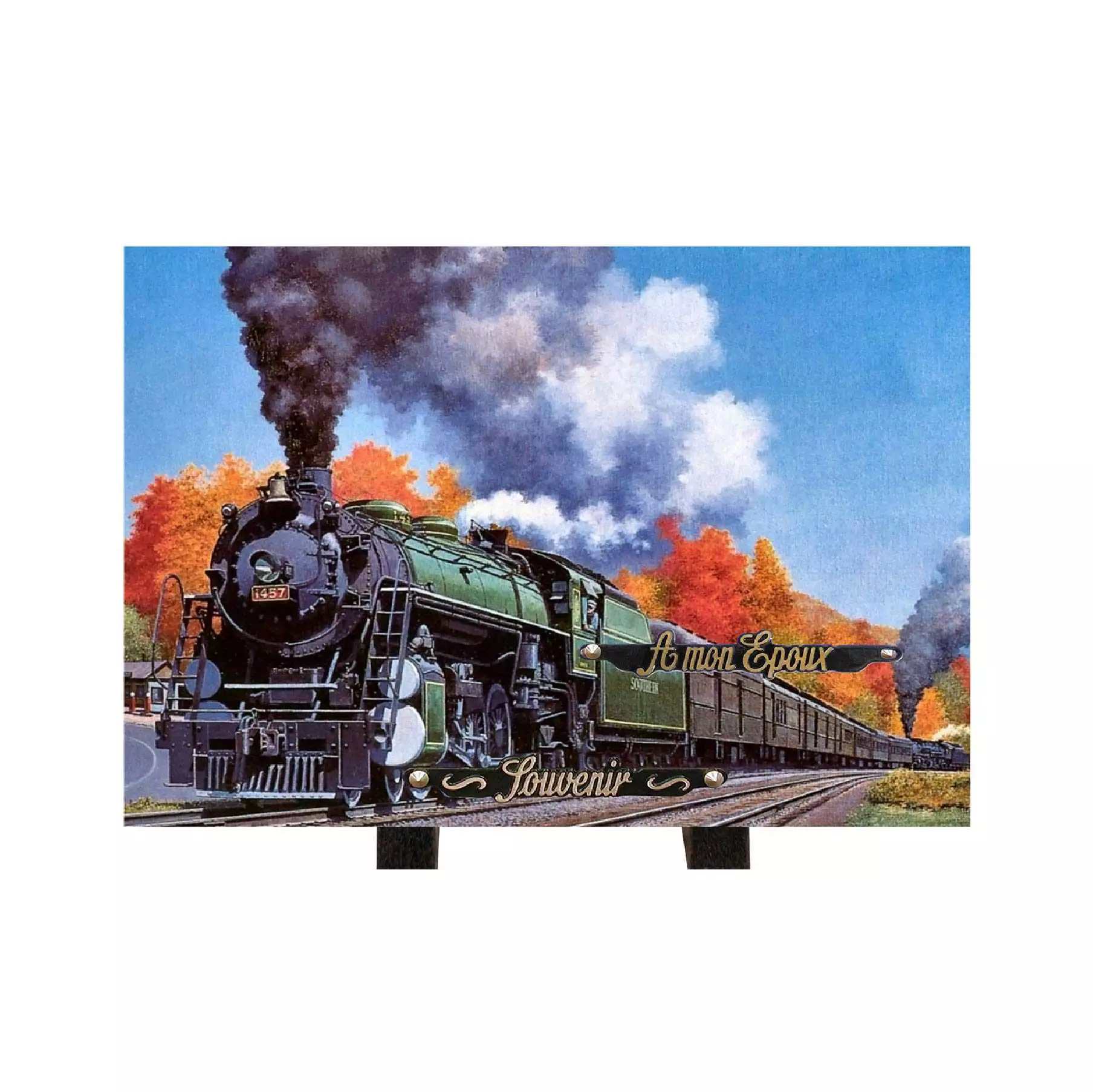Plaque funéraire personnalisée