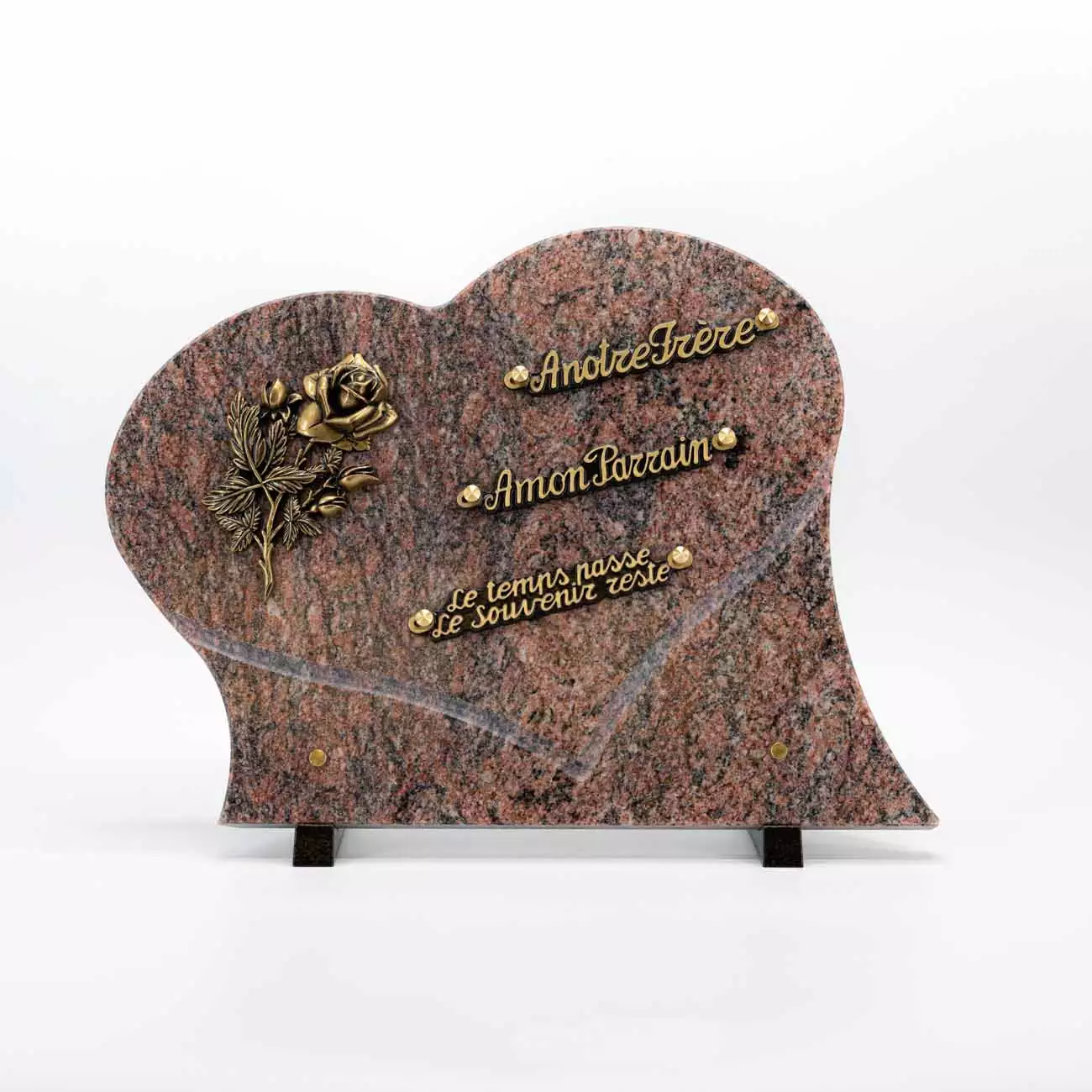Plaque funéraire granit