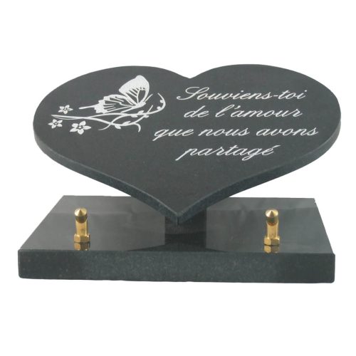 Plaque funéraire granit