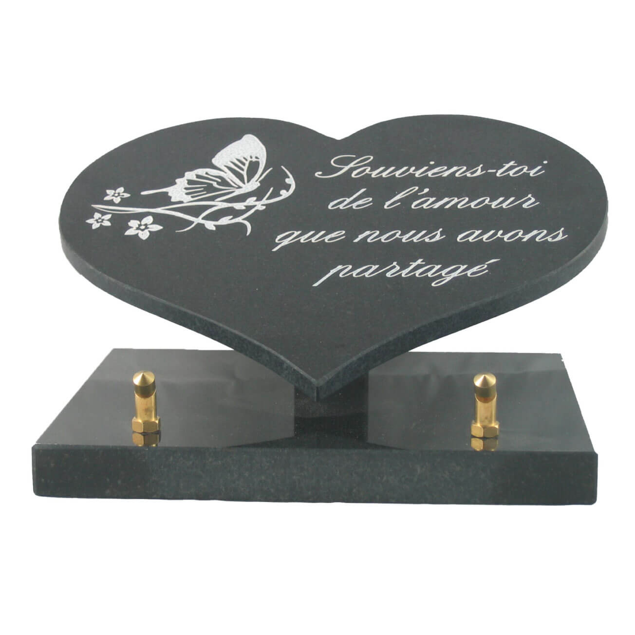 Plaque funéraire granit