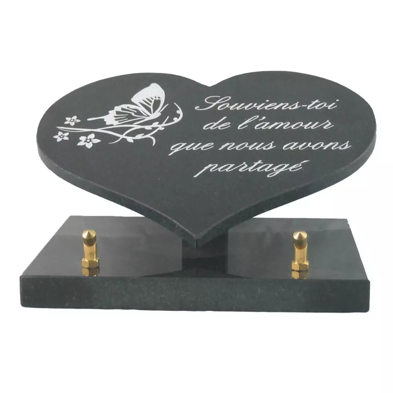 Plaque funéraire granit