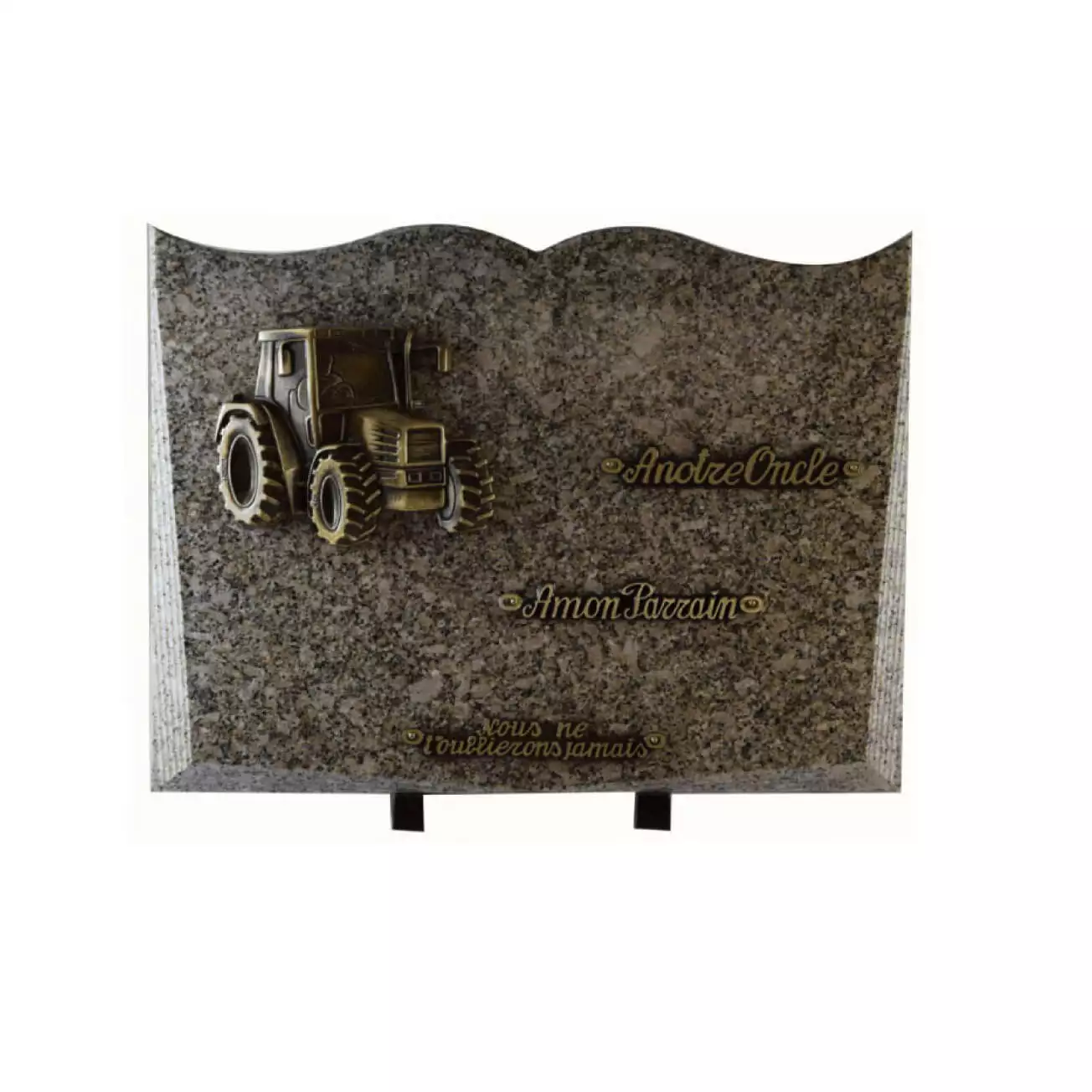 Plaque funéraire granit