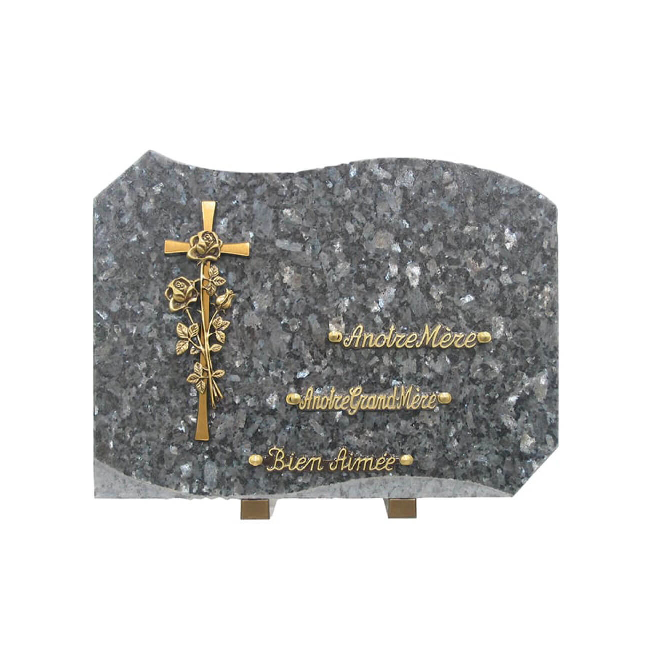 Plaque funéraire granit