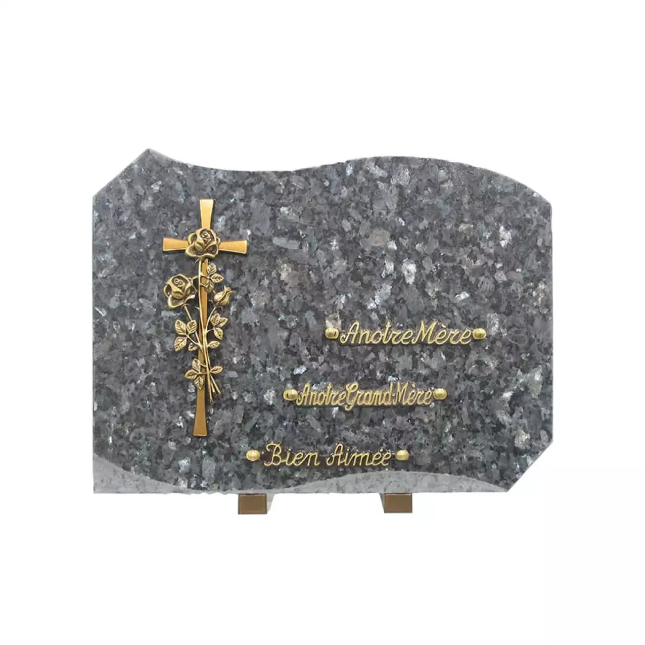 Plaque funéraire granit