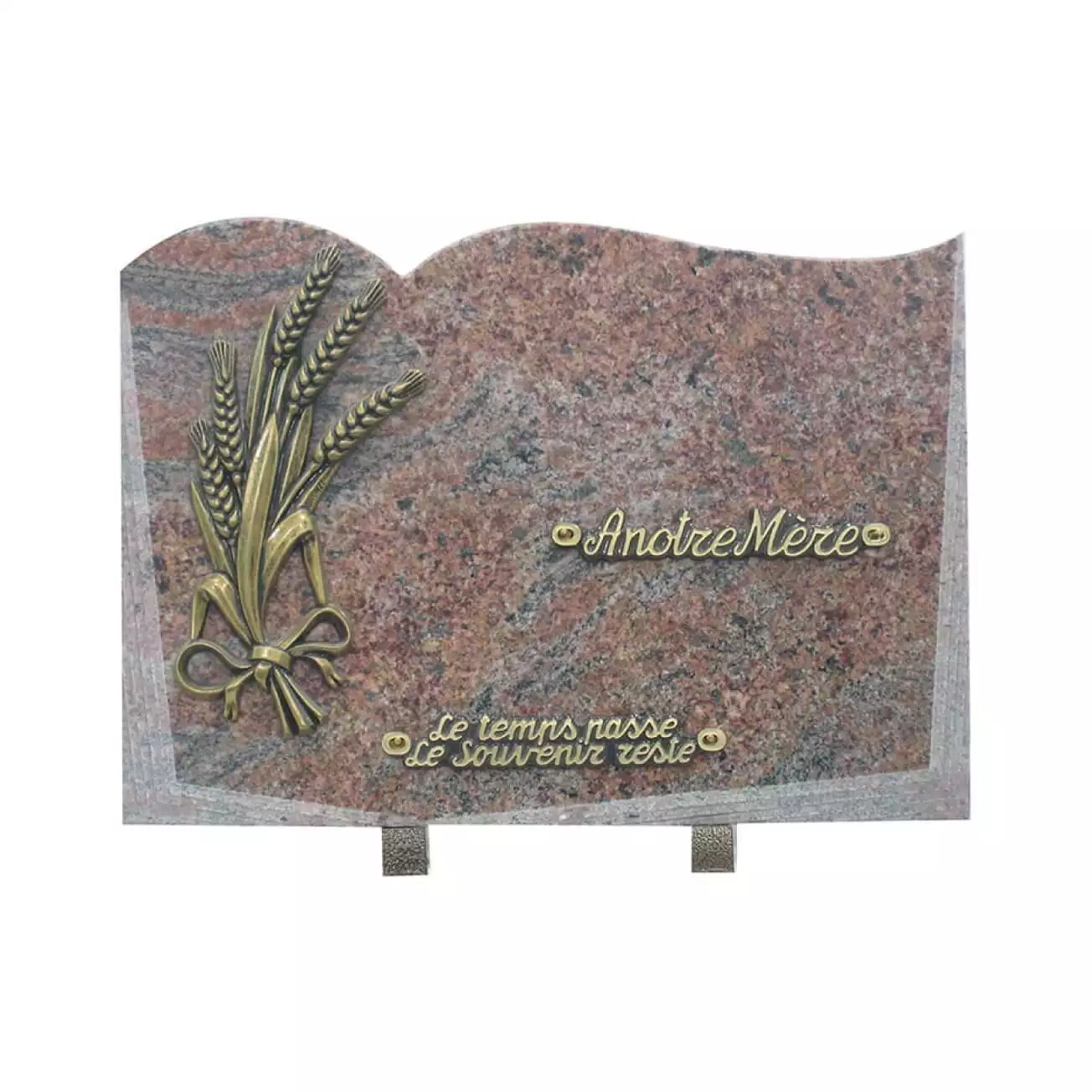 Plaque funéraire granit