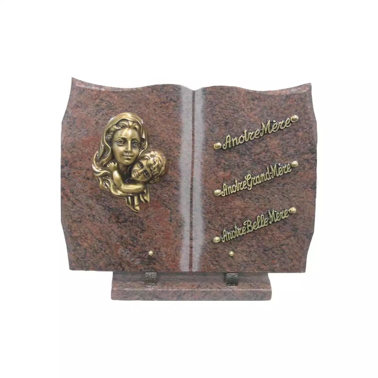 Plaque funéraire granit