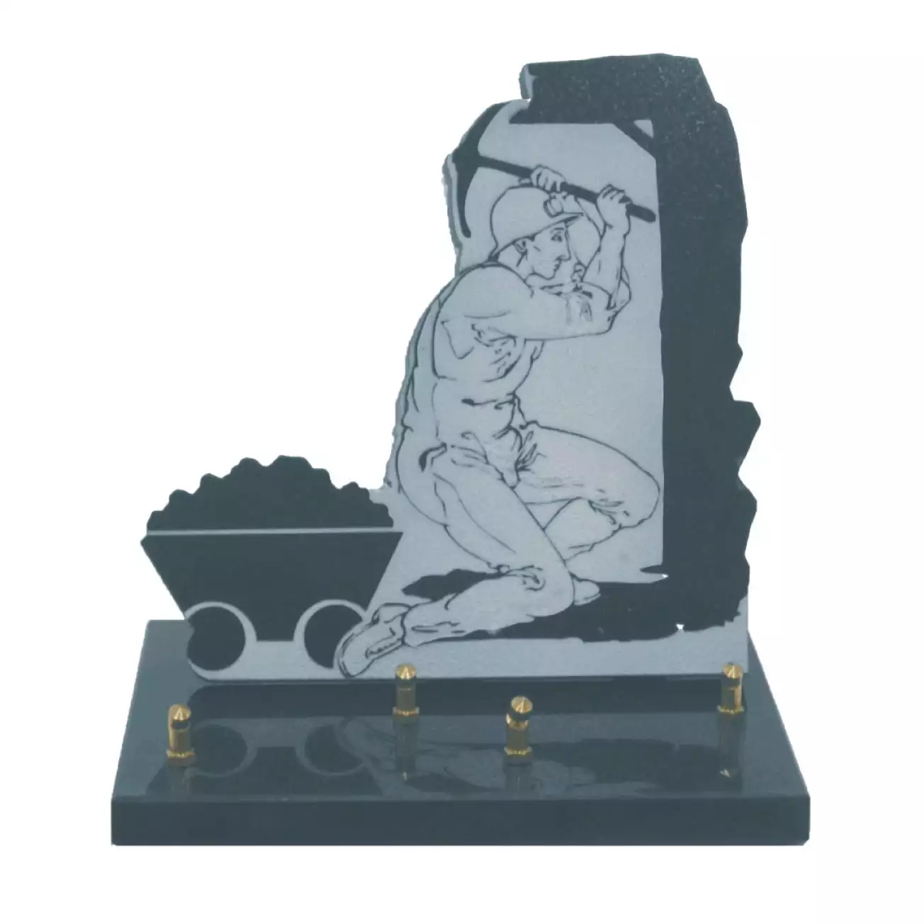Plaque funéraire granit