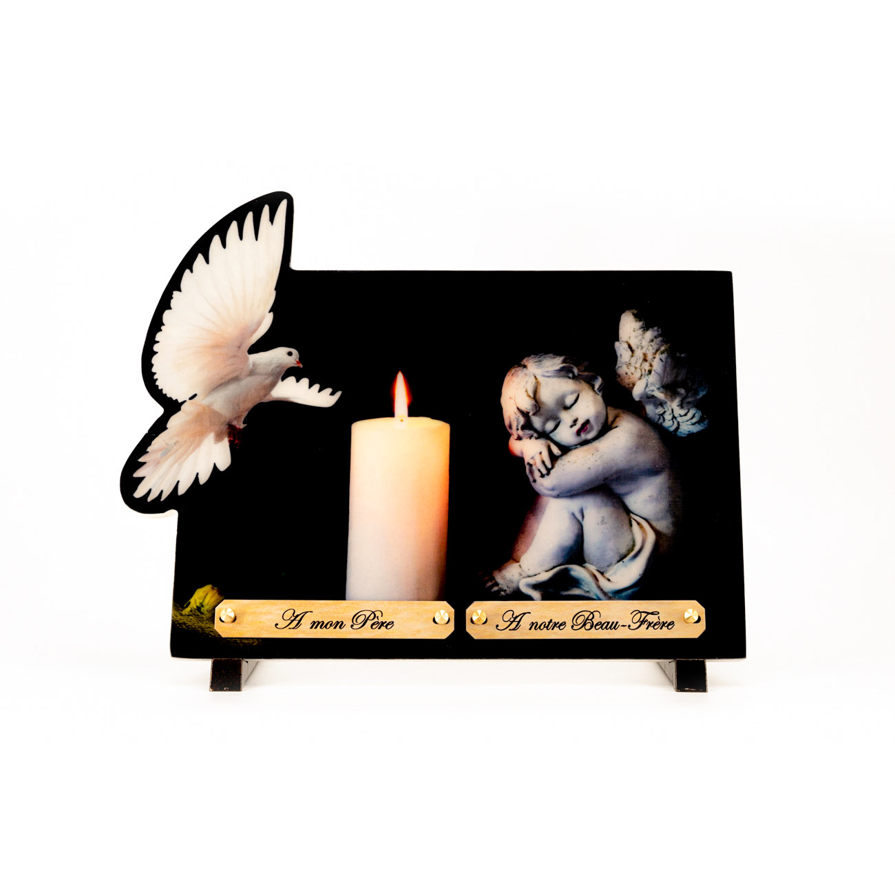 Plaque funéraire personnalisée
