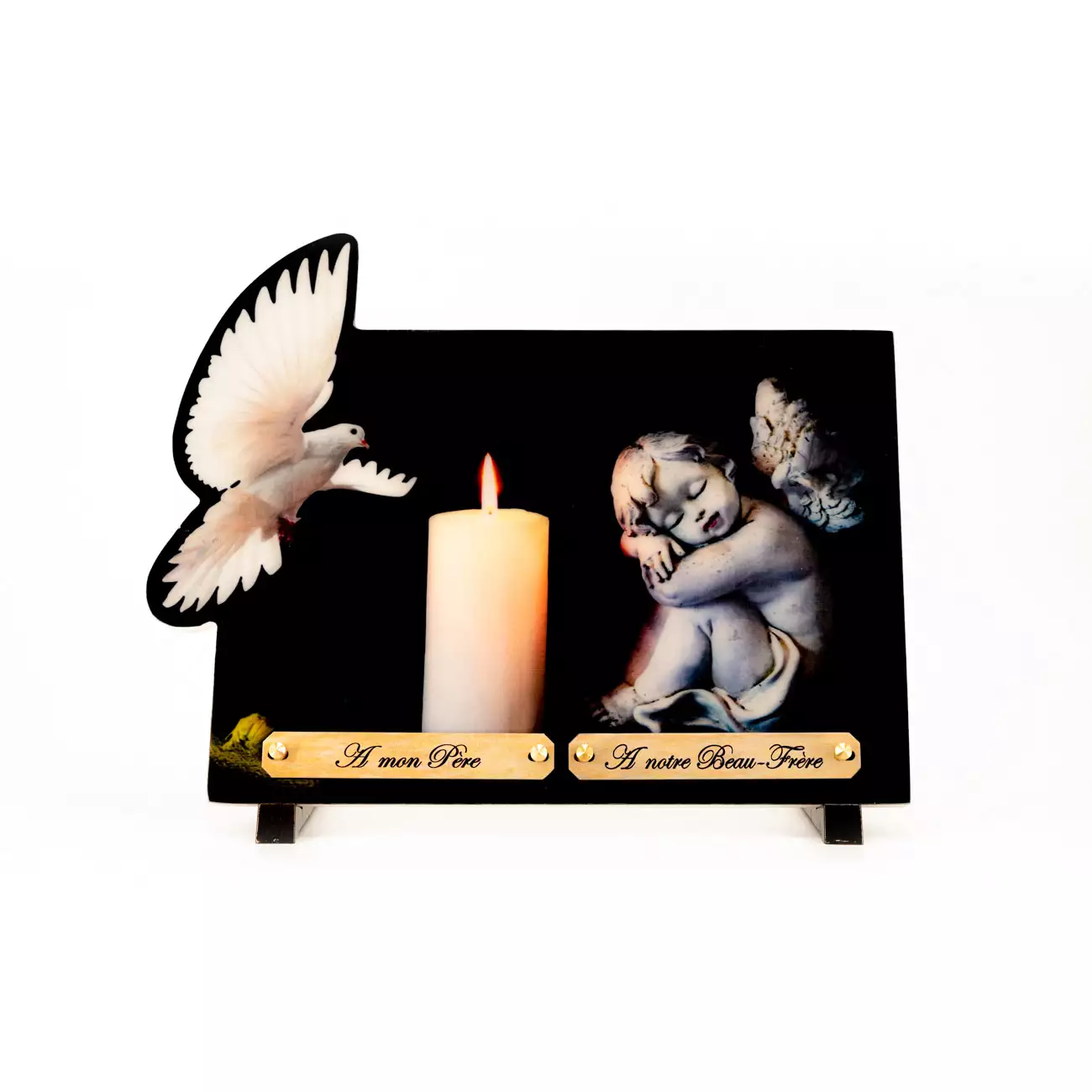 Plaque funéraire personnalisée