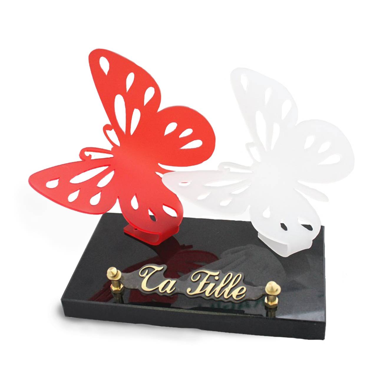 Plaque funéraire galbée