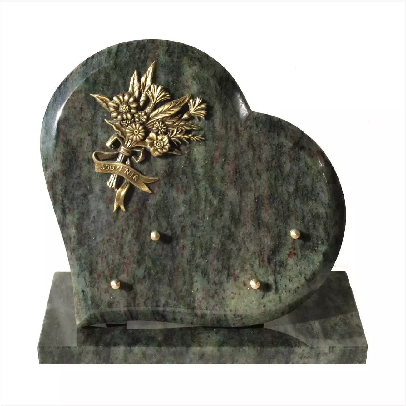 coeur en granit pour tombe, plaque coeur funeraire, coeur en pierre pour cimetiere