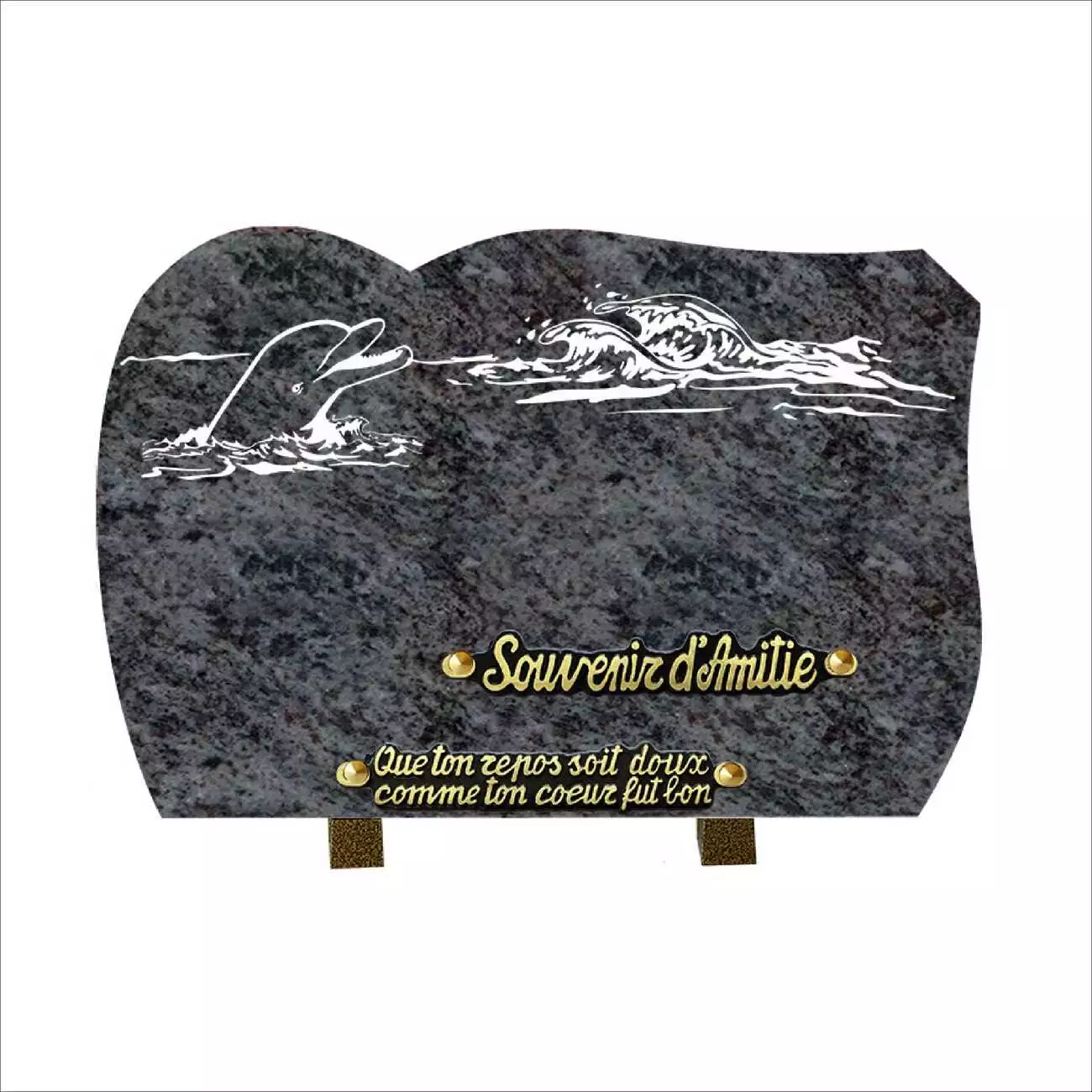 plaque funeraire a notre ami, achat plaque funeraire ligne, plaques tombes