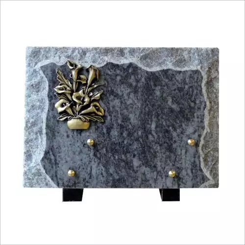 plaque cimetiere leclerc, plaque funeraire a notre mamie, plaque de tombe originale