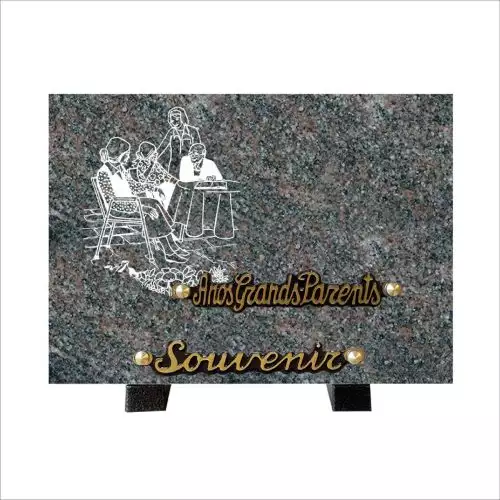 plaque funeraire a notre grand pere, plaque deces grand mere, plaque funeraire grand parent