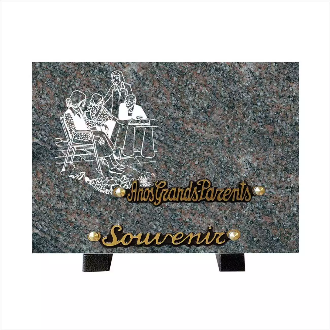 plaque funeraire a notre grand pere, plaque deces grand mere, plaque funeraire grand parent