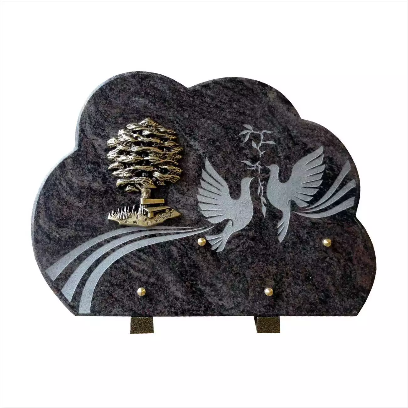 mot sur pierre tombale, plaque gravée tombe, plaque funéraire sur tombe