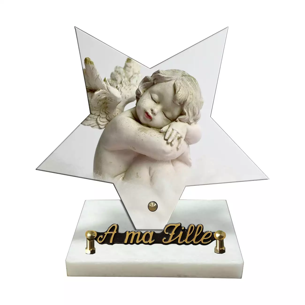 plaque funeraire ange, plaque funeraire avec ange, plaque funeraire enfant