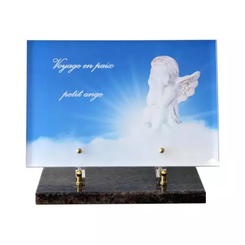 plaque funeraire photo gravée, plaques funeraires pas cheres, plaque tombale plexiglas