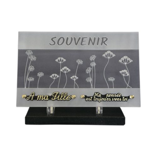 plaque tombale personnalisée pas cher, funeraire plaque, deuil fleuri plaques funéraires