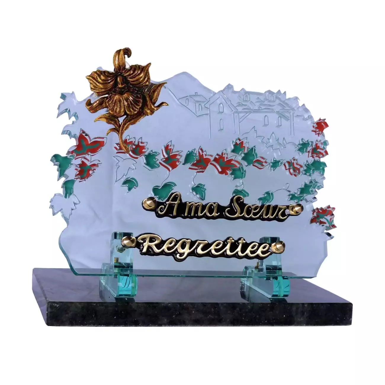 plaque funeraire fleur, magasin de plaque funeraire, jardiland plaque funéraire