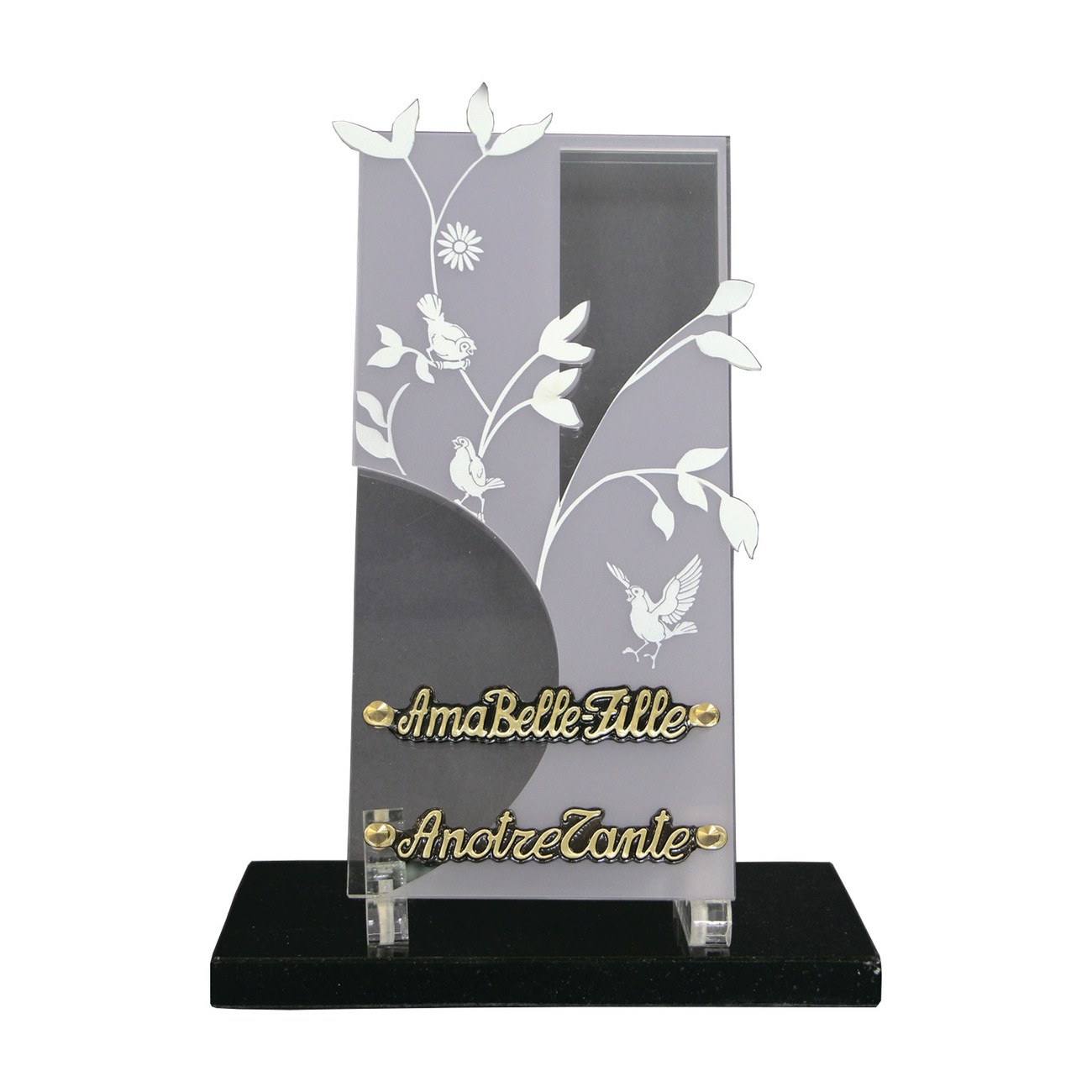 plaque gravée pour tombe, photo porcelaine funéraire, plaque de pierre tombale
