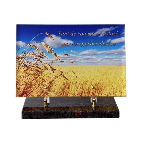 petite plaque funéraire personnalisée, plaque deuil moderne, plaque de tombe pas cher