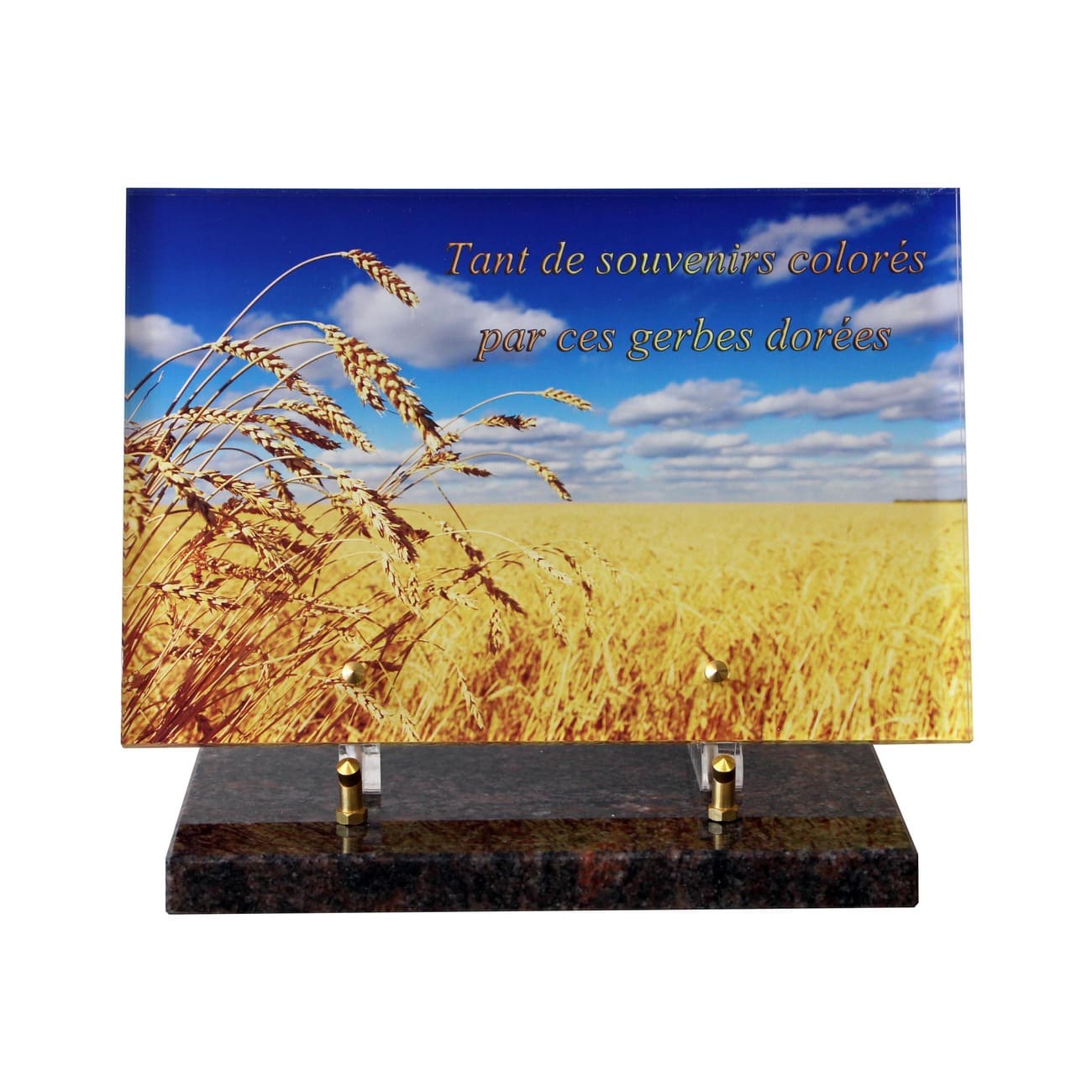 petite plaque funéraire personnalisée, plaque deuil moderne, plaque de tombe pas cher