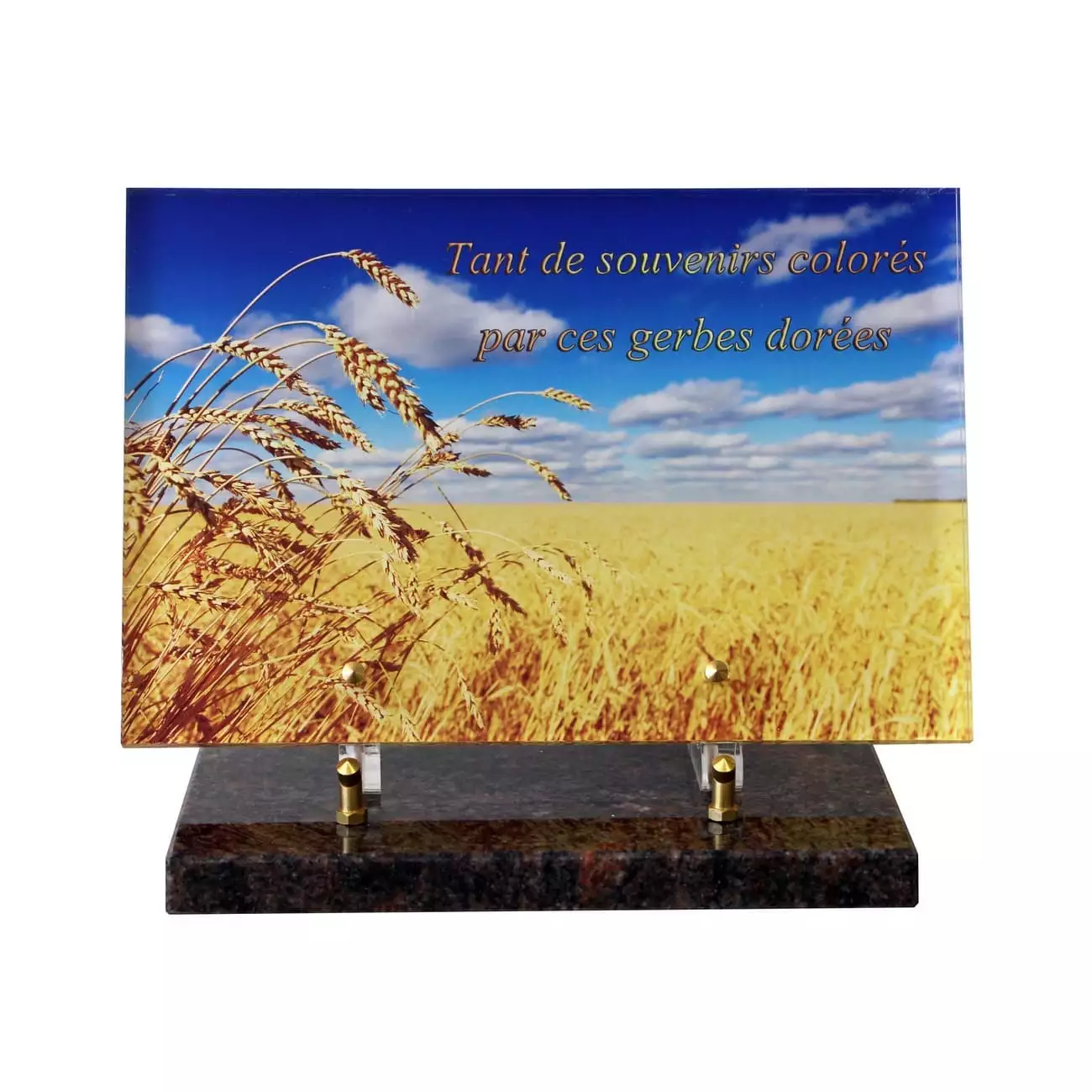 petite plaque funéraire personnalisée, plaque deuil moderne, plaque de tombe pas cher