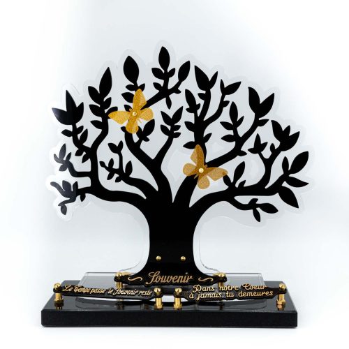 plaque funéraire arbre de vie