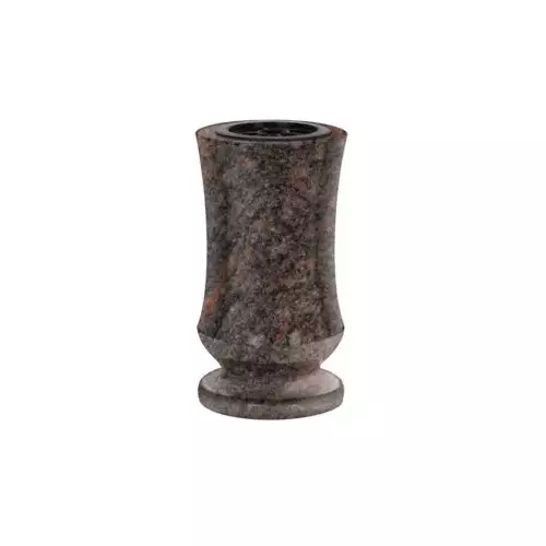 vase tourné himalayan blue