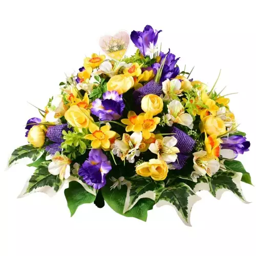 Fleurs artificielles cimetières