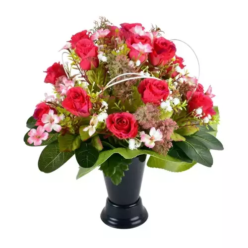 fleurs artificielles pour tombe