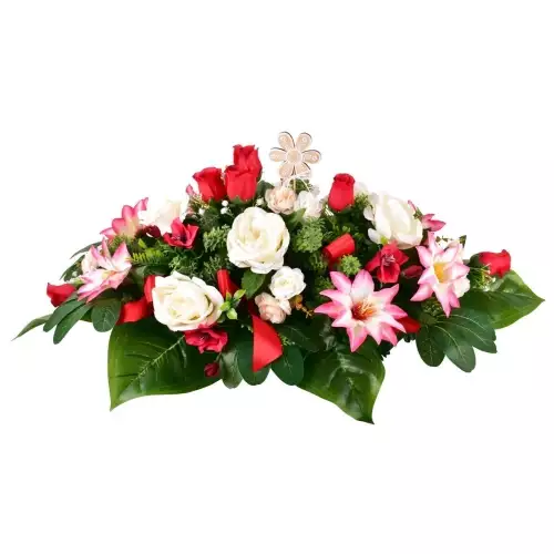 Fleurs artificielles cimetière