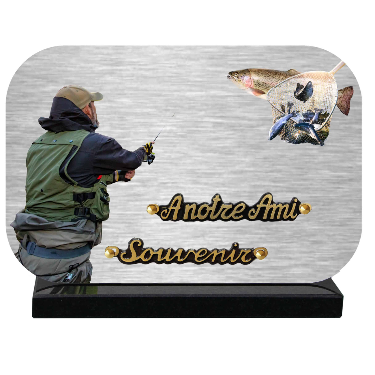 Plaque-de-deces-chasseur-et-canard-cimetiere-1