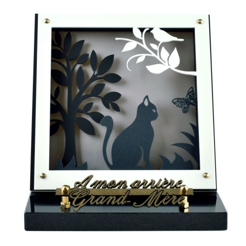 Plaque-funéraire-cadre-portrait-chat