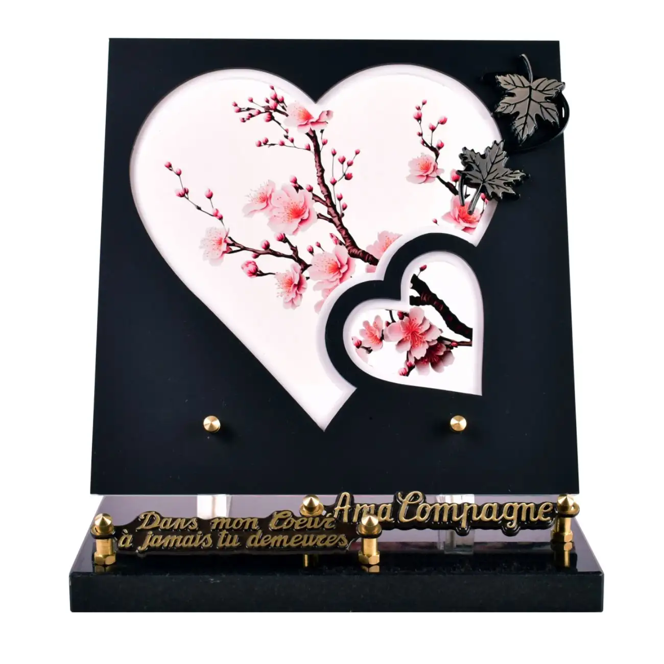 Plaque-funéraire-coeur-fleurs-cerisier