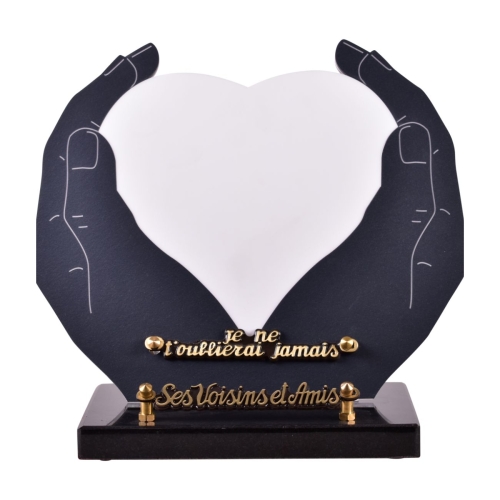 Plaque-funéraire-coeur-mains-blanc