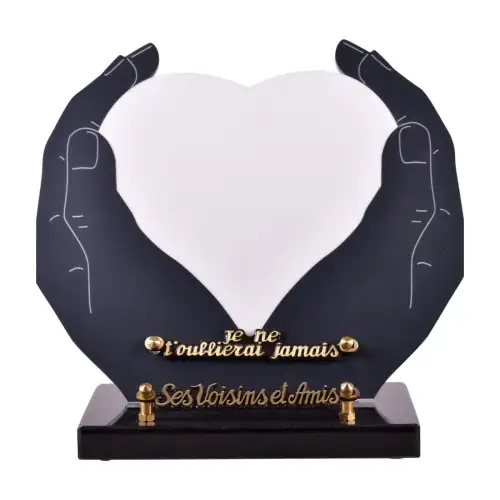 Plaque-funéraire-coeur-mains-blanc
